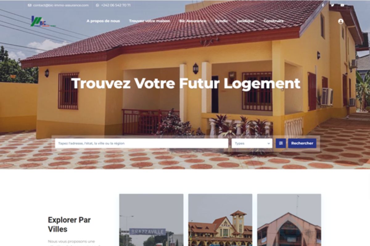 BIC Immo Assurance real-estate and insurance portal