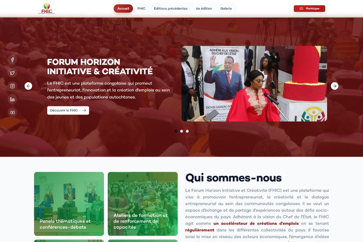 FHIC website homepage